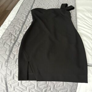 Black dress.